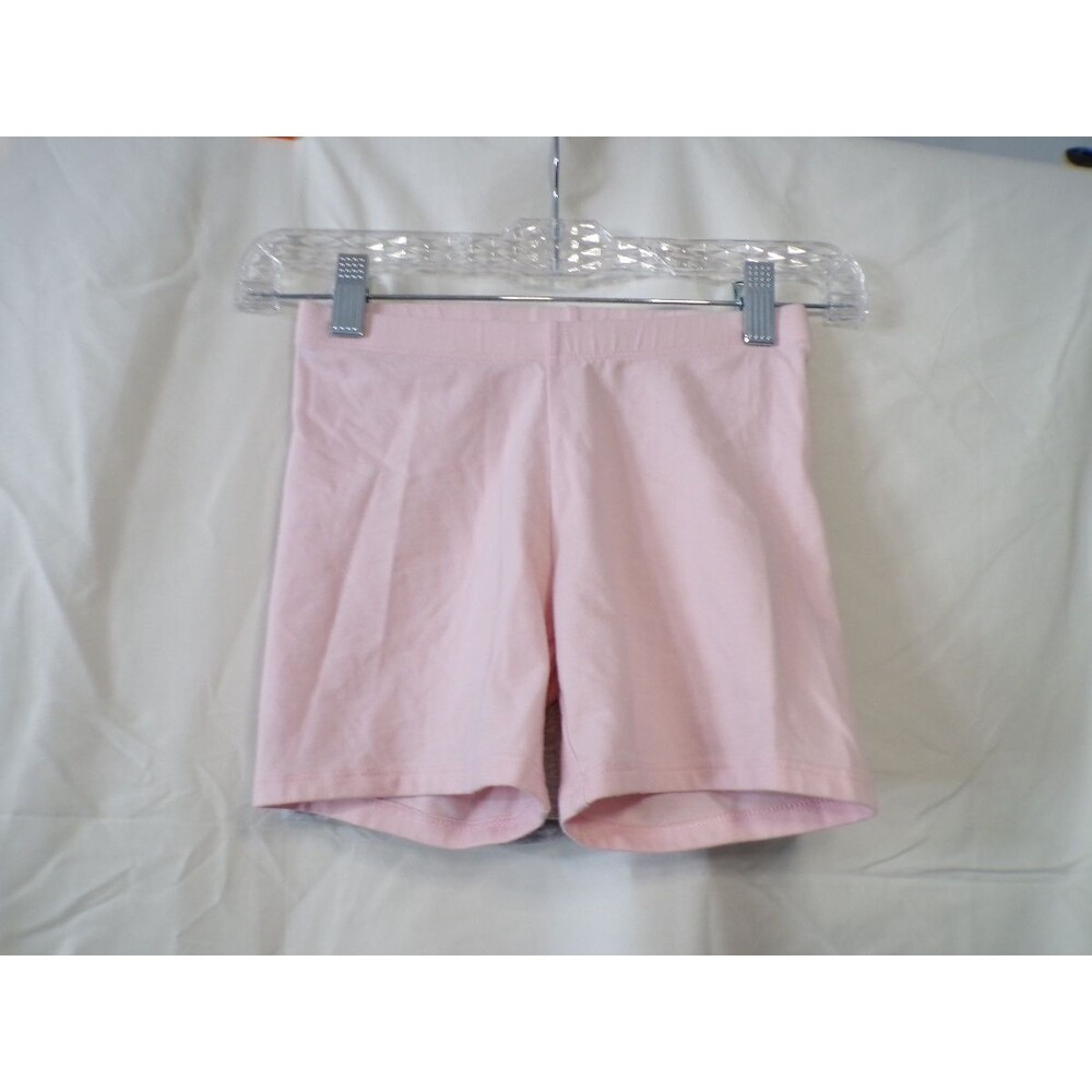 Member's Mark Girls Cartwheel Short Pink/grey Size 8 (M 7/8) Knit Shorts 2 pack
